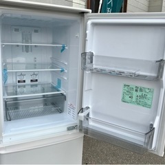 札幌市内配送無料 美品 22年製 MITSUBISHI 三菱電機 146L 2ドア冷凍冷蔵庫 MR-P15G-W