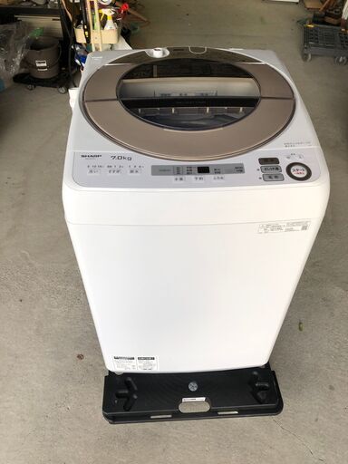 SHARP 縦型洗濯機 ES-SH7C SHARP 7kg 低騒音 2019年製