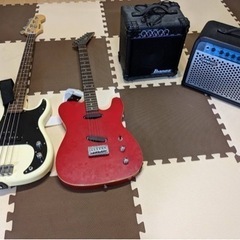 【交渉中】ギター、ベース、アンプ
