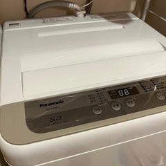 【最終値下げ】パナソニック　全自動洗濯機　2018年製　6kg