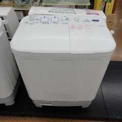 【店頭受け渡し】ヤマダ　二層式洗濯機　YWM-TD55G2　5.5Kg　2022年製　中古品