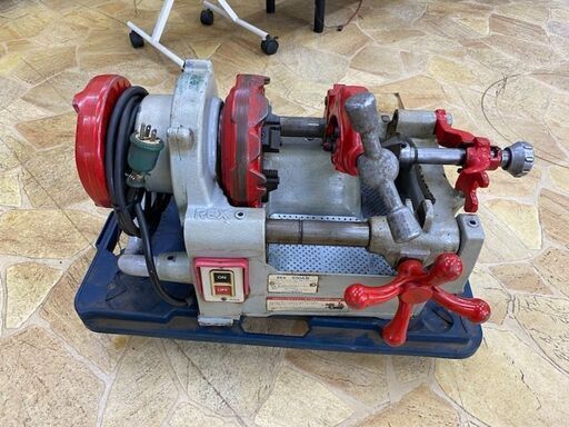 313 ねじ切り機 パイプマシン REX S50A3 ダイヘッド欠品 中古