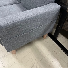 J2504 極美品！ 2人掛けソファ 両側面収納ポケット付 クリーニング済み