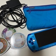 PSP ケース・充電器・カセット3つセット