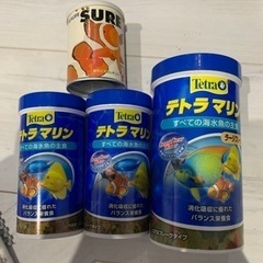 海水魚　エサ　テトラマリン　水槽　熱帯魚