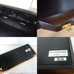 SEIKO DECOR デコール 木象嵌 胡蝶蘭 AS894B 高級 電波式 掛け時計 