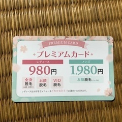 全身脱毛 ¥980券