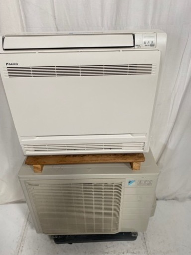 DAIKIN ハウジングエアコン 2021年製　床置形 F28RVV-Wリモコン有＆室外機 R28RVV セット●E053X034