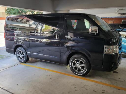 ハイエース純正オプションホイール 大人カスタム！ 車検対応 