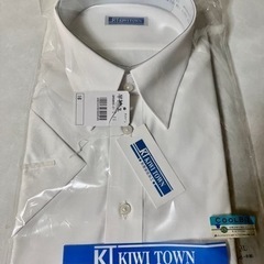 【値下げ】新品未使用　Yシャツ　半袖　白　形態安定加工　3L え...