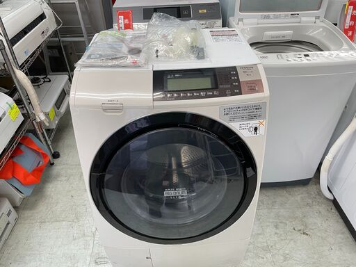 配送設置込！日立ドラム式洗濯乾燥機　11K　2017年製　分解クリーニング済み！！