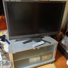 SHARP テレビ 2010年製　テレビ台セット