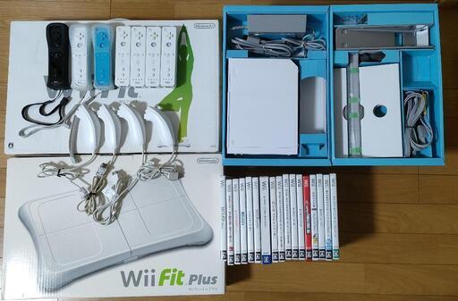 訳あり商品 Wii本体×バランスWiiボード×ソフト17本セット Wii