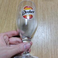 イタリアビール　Dreher ビールグラス
