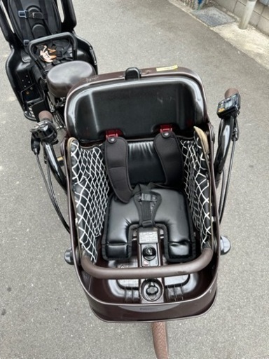 パナソニックギュットミニ　3人乗り電動自転車　チャイルドシート付き　お買い得品 人気なモデル パナソニックギュットミニ 3人乗り子供乗せ電動自転車