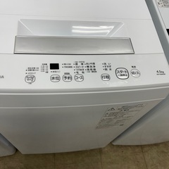J2512 6ヶ月保証付き！ 4.5kg洗濯機 東芝 TOSHIBA AW-45M9 2020年製 動作確認、クリーニング済み