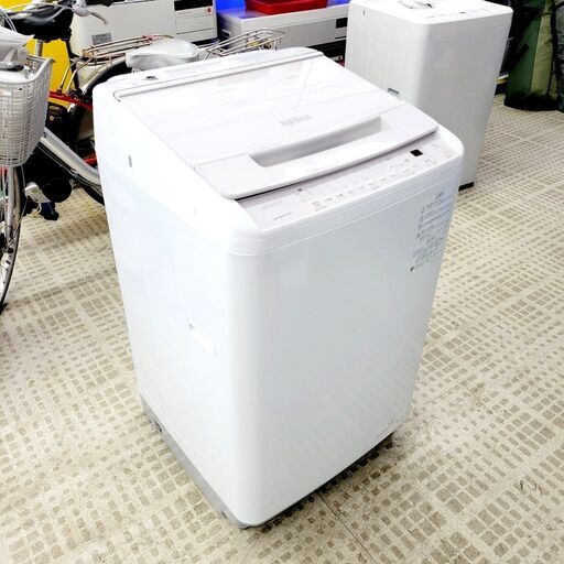 日立/HITACHI 洗濯機 BW-V80H 2022年製 8キロ 家電