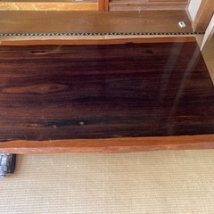 テーブル　黒檀