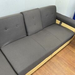 リサイクルショップどりーむ天保山店　No.8551　3人掛けソファー　超美品！！スツール付き！早い者勝ち！