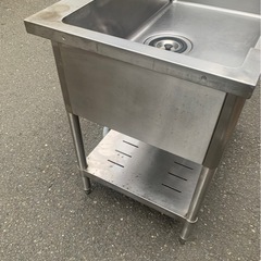 業務用 tanico 一槽 船形 シンク 蛇口付 900×600×815 一層 タニコー