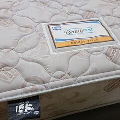 シモンズ｜Beautyrest｜ビューティーレスト｜Golden Value｜145周年記念モデル｜レジェンドシリーズ｜ダブルクッション｜シングルベッド