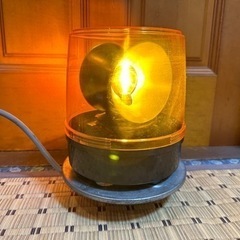 パトライト　黄色　100v KG-100 回転灯