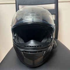 【ネット決済・配送可】ビーコムSB6X  ヘルメット(カブト黒)セット