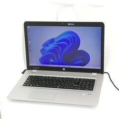送料無料 高速SSD+HDD-500GB 17.3型 ノートパソコン HP 470 G4 中古良品 第7世代 i7 8GB DVDマルチ 無線 Bluetooth Webカメラ Windows11 Office 送料無料 高速SSD+HDD-500GB 17.3型 ノートパソコン HP 470 G4 中古良品