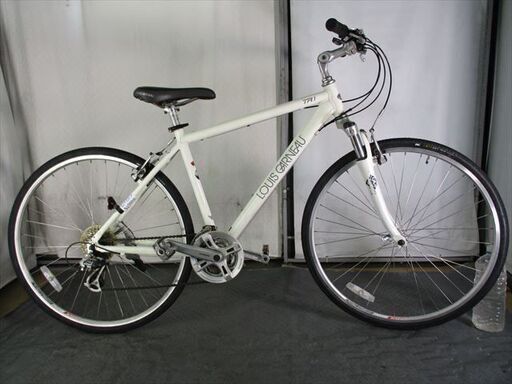 C817★27000円★整備済み スポーツ中古自転車 【クロスバイク　ルイガノ　TR１　白　47ｃｍ】