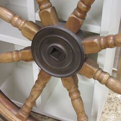 舵輪 アンティーク 骨董 舵 舵輪 船かじ 操縦ハンドル ビンテージ インテリア