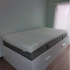 無料　半年使用　IKEA ベッド120x200 cm