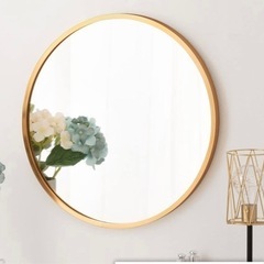 【美品】壁掛け鏡 / ウォールミラー 