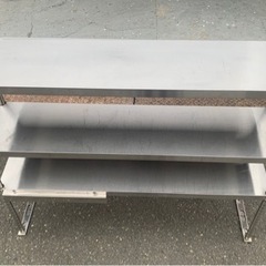業務用 置き棚 3段 上棚 W1185×D285×H1000 キッチンラック 作業台 上置棚 上置き台 作業台棚 台下冷蔵庫置き棚 DIY ラック 厨房 大阪