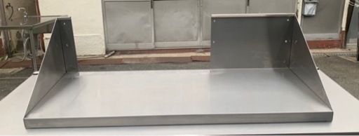 業務用 吊り棚 3点セット 下支え W870xD350xH250 平棚 食器棚 壁付け