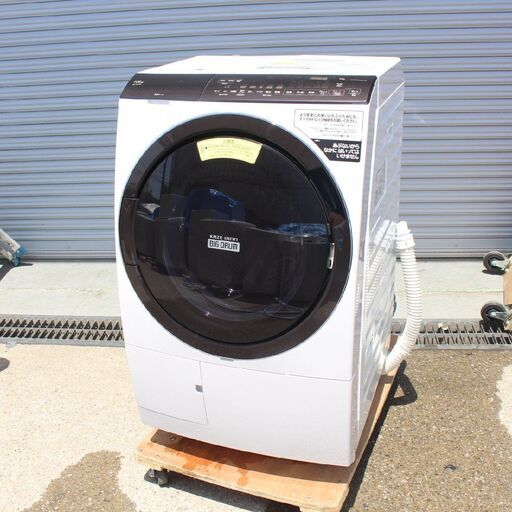 T066) 日立 洗濯11kg 乾燥6kg 2021年製 ドラム式洗濯機 ヒートリサイクル ビッグドラム BD-SX110FL HITACHI 左開き 洗濯 乾燥 家電