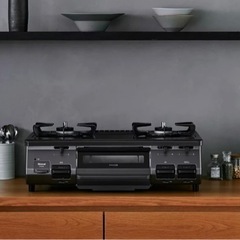 都市ガス用ガスコンロ　左強火　新品　未使用品　スタンダードタイプ