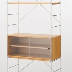 交渉中【美品】無印 ステンレスユニットシェルフ