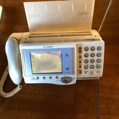 (あげます)電話FAX シャープ　UX−W71CL