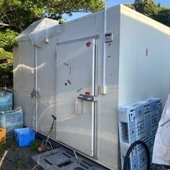 【ネット決済・配送可】冷蔵貯蔵庫　プレハブ式