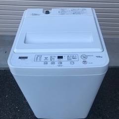 ヤマダ電機 全自動洗濯機 YWM-T45H1 4.5kg 2021年製