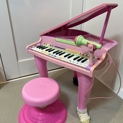 子ども用　ピンクのピアノ　おもちゃ　幼児玩具楽器