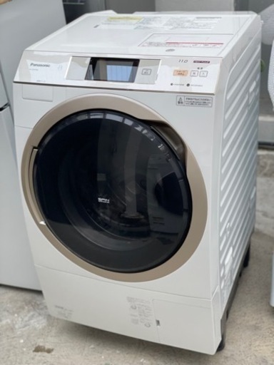 送料・設置込み ドラム式洗濯乾燥機 11kg/6kg Panasonic 2016年