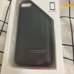 iPhone7/8/SE用バッテリーケース（ブラック）