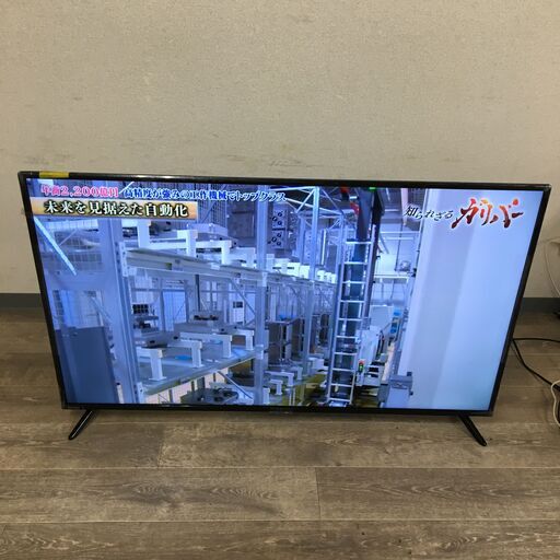 6/4終NH MAXZEN 4K対応 50V型 LED液晶テレビ JU50CH06 動作確認済 菊NS