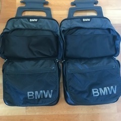 BMW純正　シートバックストレージポケット