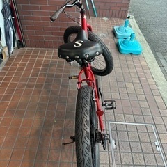 26インチ ファットバイク 6speed レッド