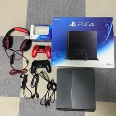 PS4 美品 コントローラー2つ ヘッドセット付き