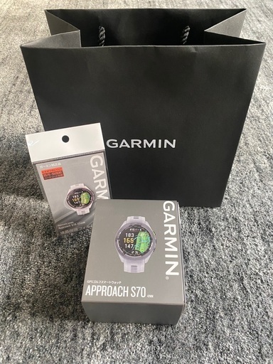 GARMIN(ガーミン)S70 42mmグレー液晶保護フィルム付 94320→87000円お値下げ可。早い者勝ちです