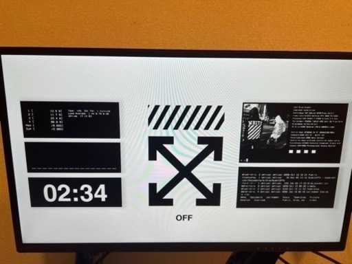 Pixie Px247 144Hz 23.8モニターガス圧式モニターアームセット