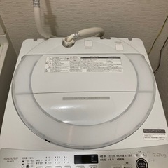 洗濯機 7kg SHARP 2021年製